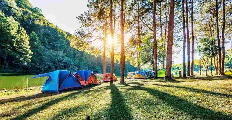 ホテル Tapian Asri Camp ブキティンギ エクステリア 写真